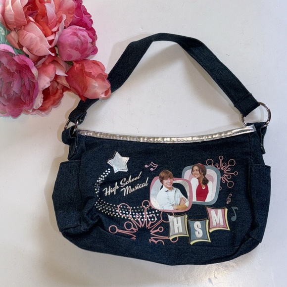 Disney Handbags - High School Musical Denim Purse Original HSM DENIM PURSE DISNEY VTG HSM